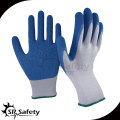 SRSAFETY 10 Gauge 100% полиэфирные перчатки Liner Coated Blue Latex On Palm, латексные перчатки